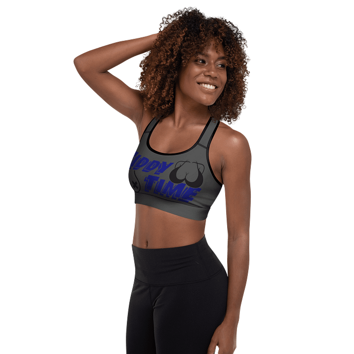 Tiddy Time Logo All-Over Print Padded Sports Bra product image (2)