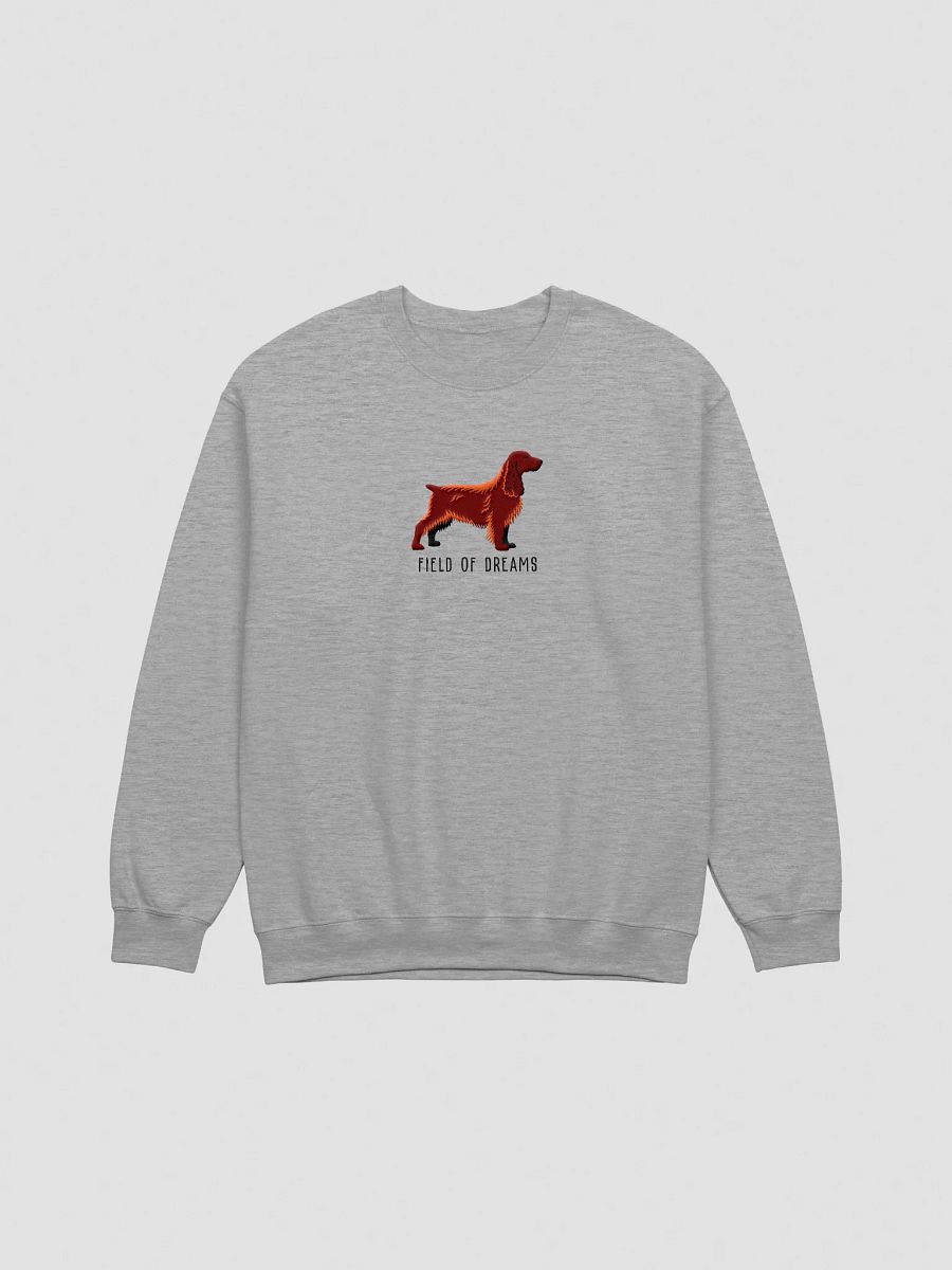 Field of Dreams Sweatshirt (Embroidered) of a Field Spaniel(Liver) product image (10)