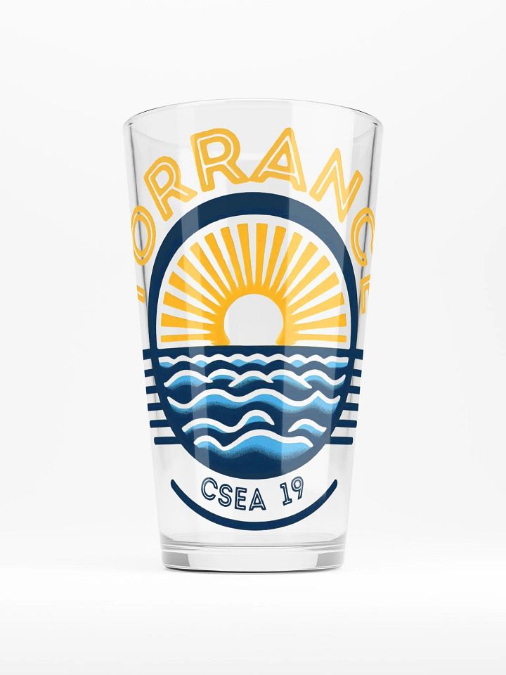 TUSD/CSEA Sun & Waves Shaker Pint Glass product image (1)