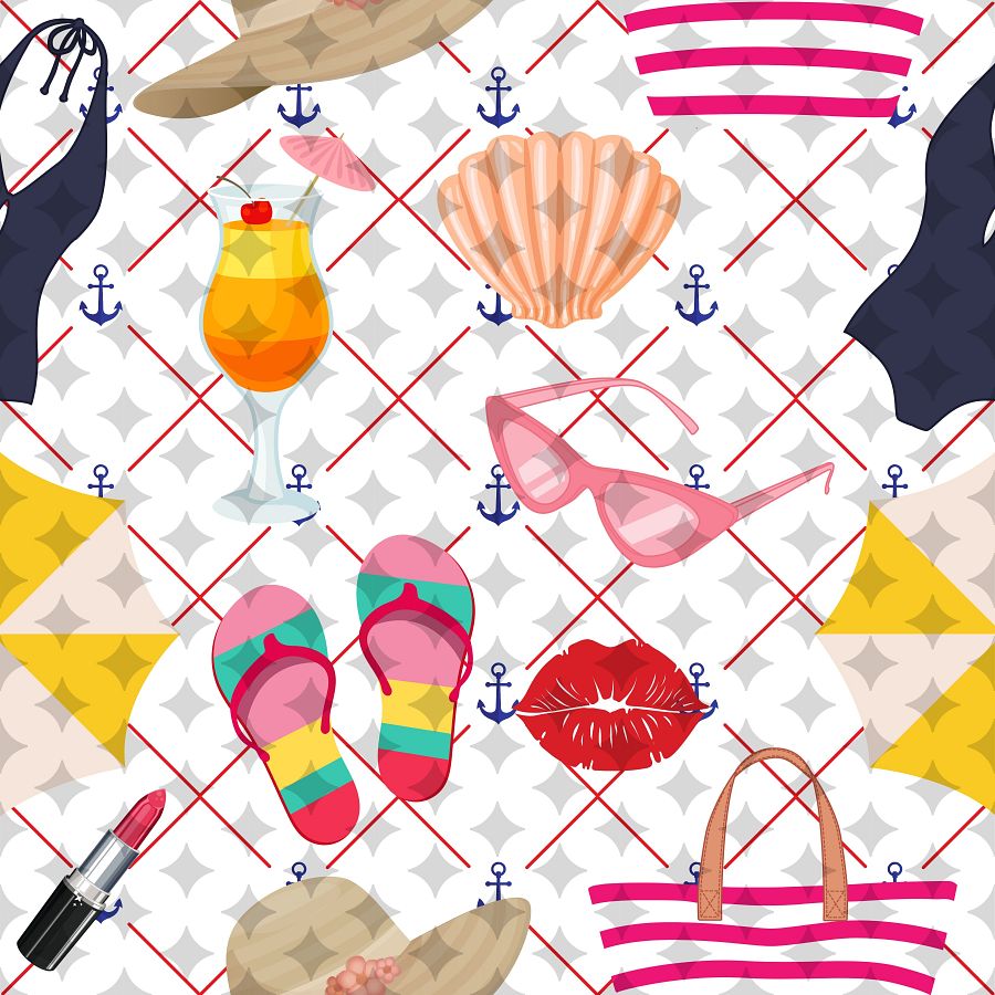 Beach Era Seamless Pattern product image (1)