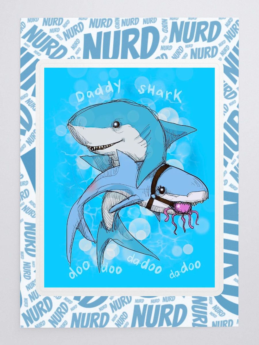 Daddy Shark Sticker product image (3)