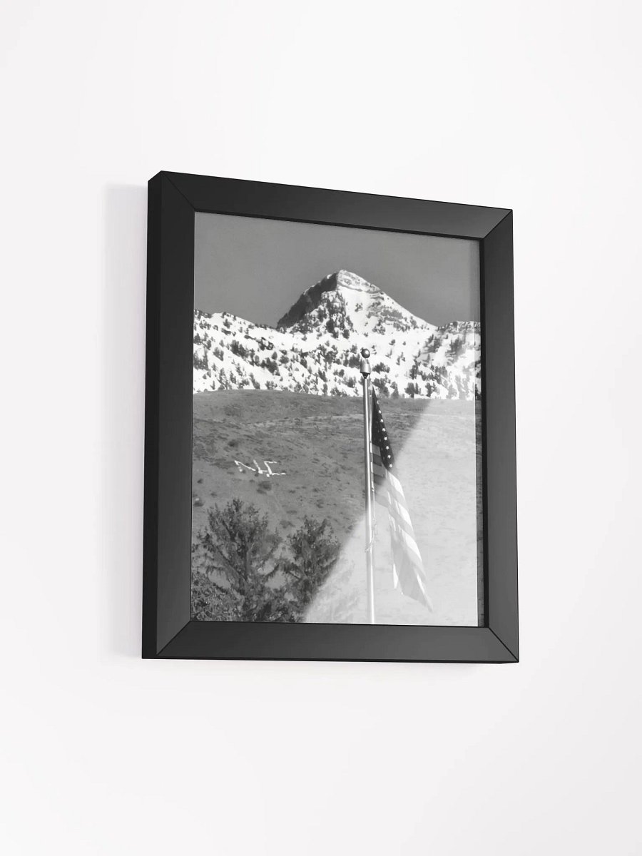 Black & White Framed High-Quality Matte Poster - What Makes Richmond product image (2)