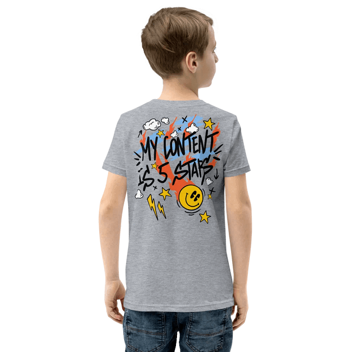 Youth 5 Star Content T-Shirt product image (1)