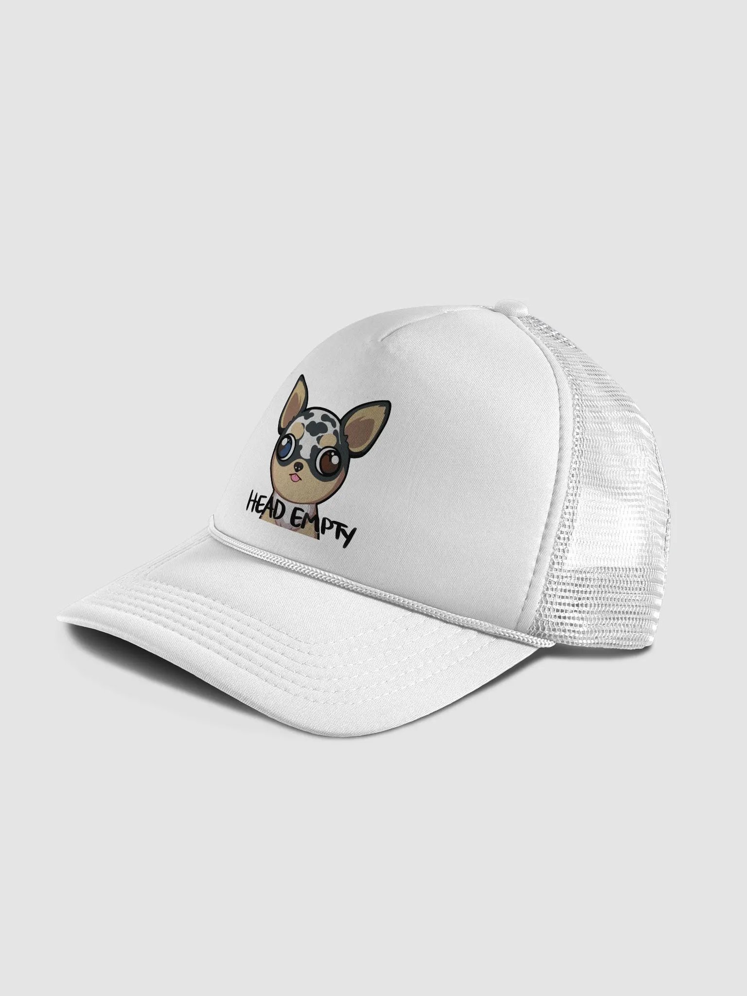 White Head Empty, No Thoughts Trucker Hat product image (4)