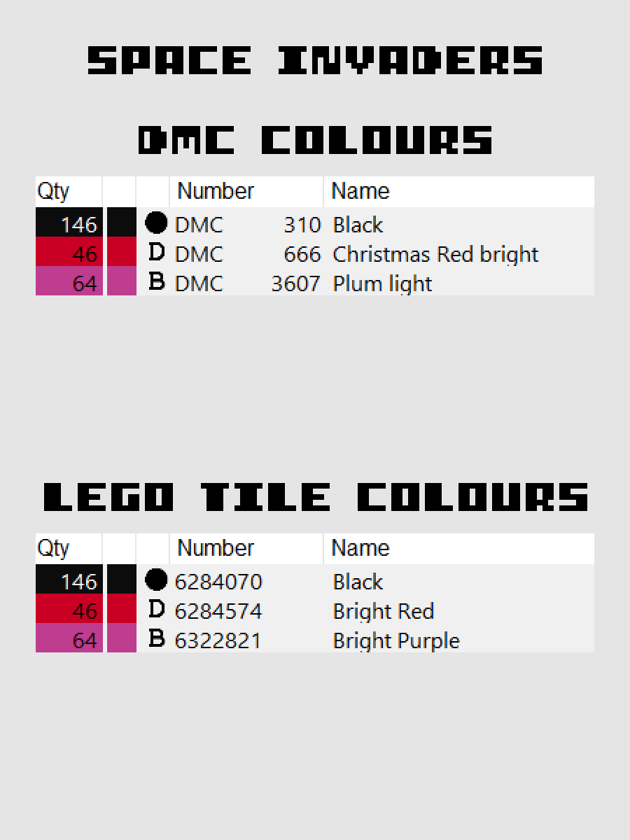 Space Invaders Pixel Art product image (4)