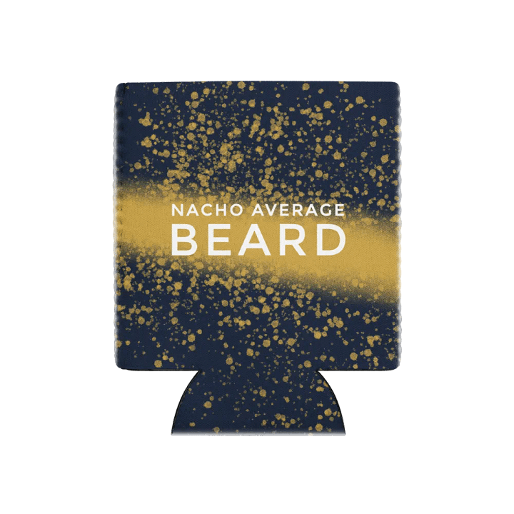 Coozie Can Cooler (Design: Nacho Average Beard) product image (1)
