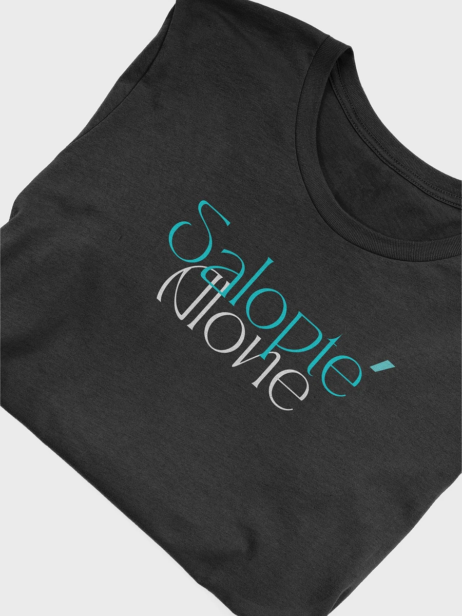 Salopte Alone Blue Text T-Shirt product image (5)