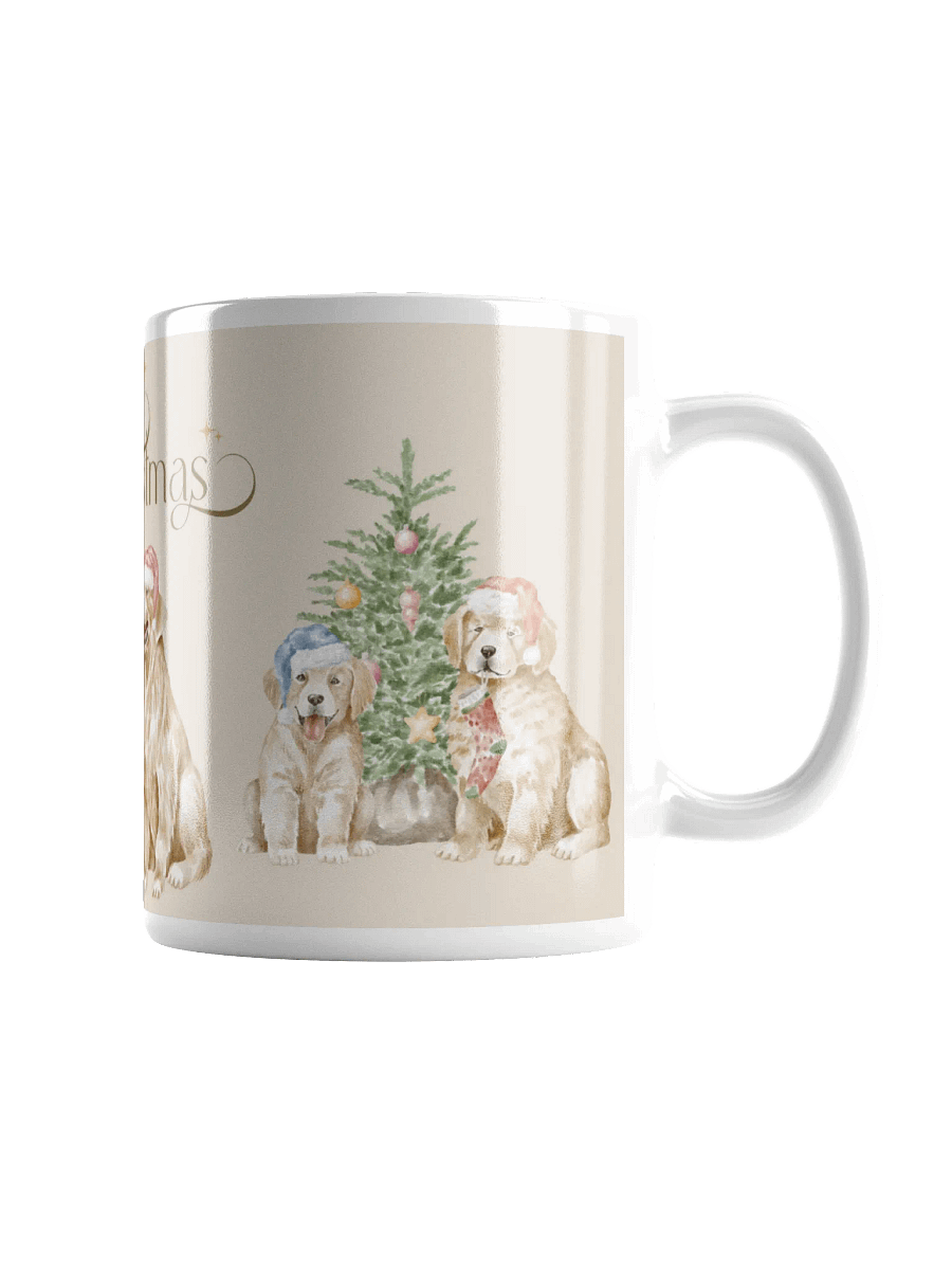 Merry Christmas with Labrador Retriever Glossy Mug product image (1)