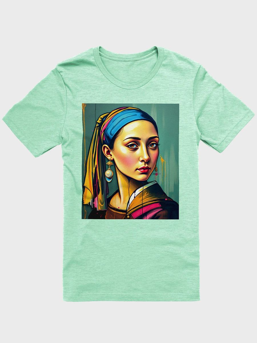 My Pop art X Drippy angy style "Girl with the pearl earring" Supersoft tee product image (1)