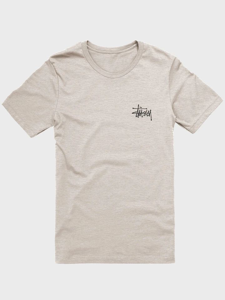 T-Shirt with Black Stüssy Logo product image (4)