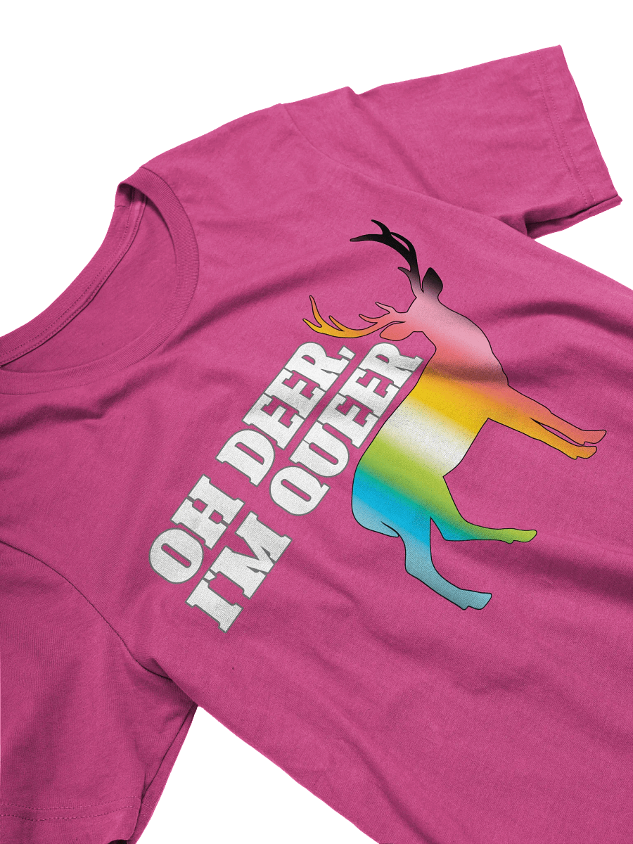 Oh Deer, I'm Queer- Queer Flag T-shirt product image (29)