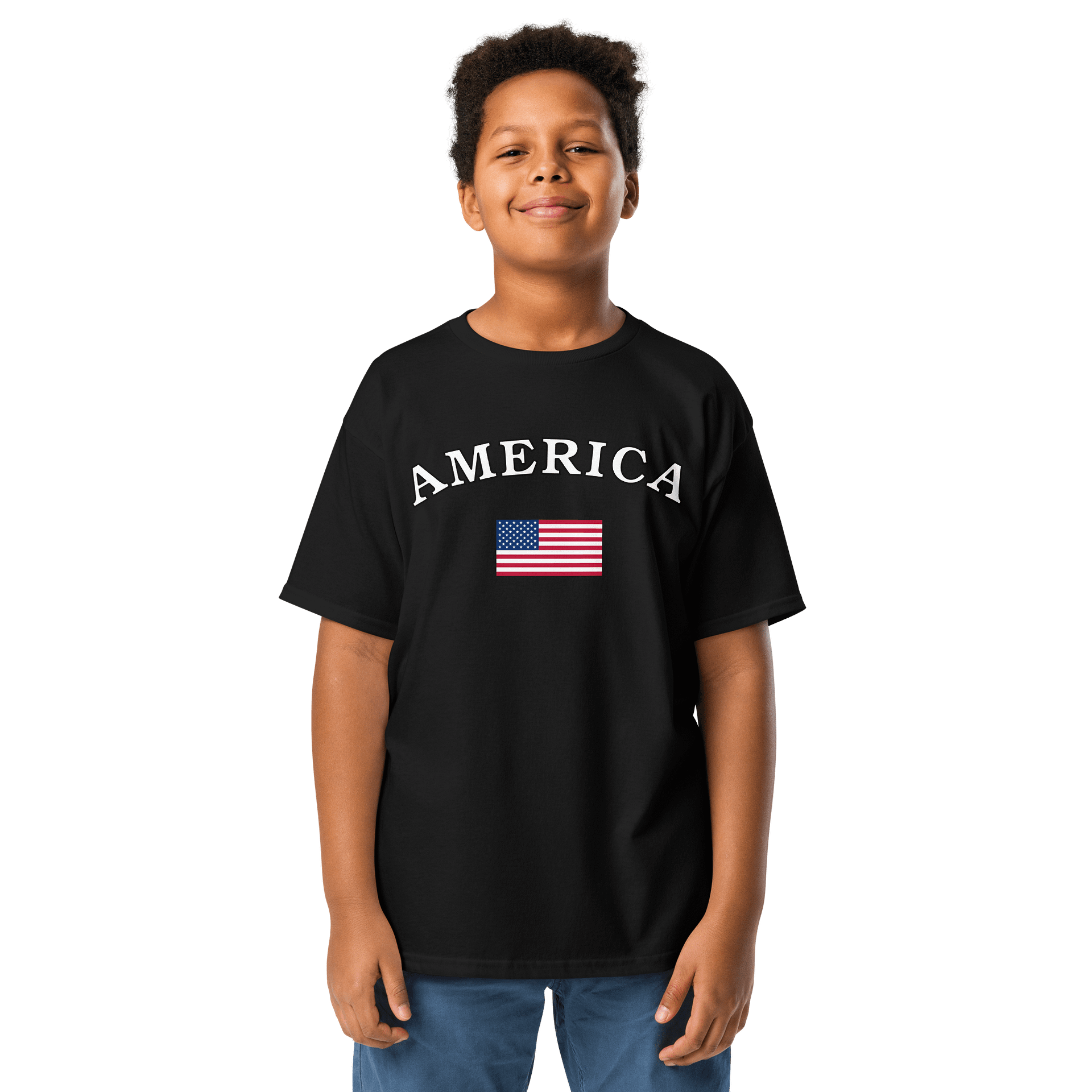 Gildan Youth Classic Tee-America product image (6)
