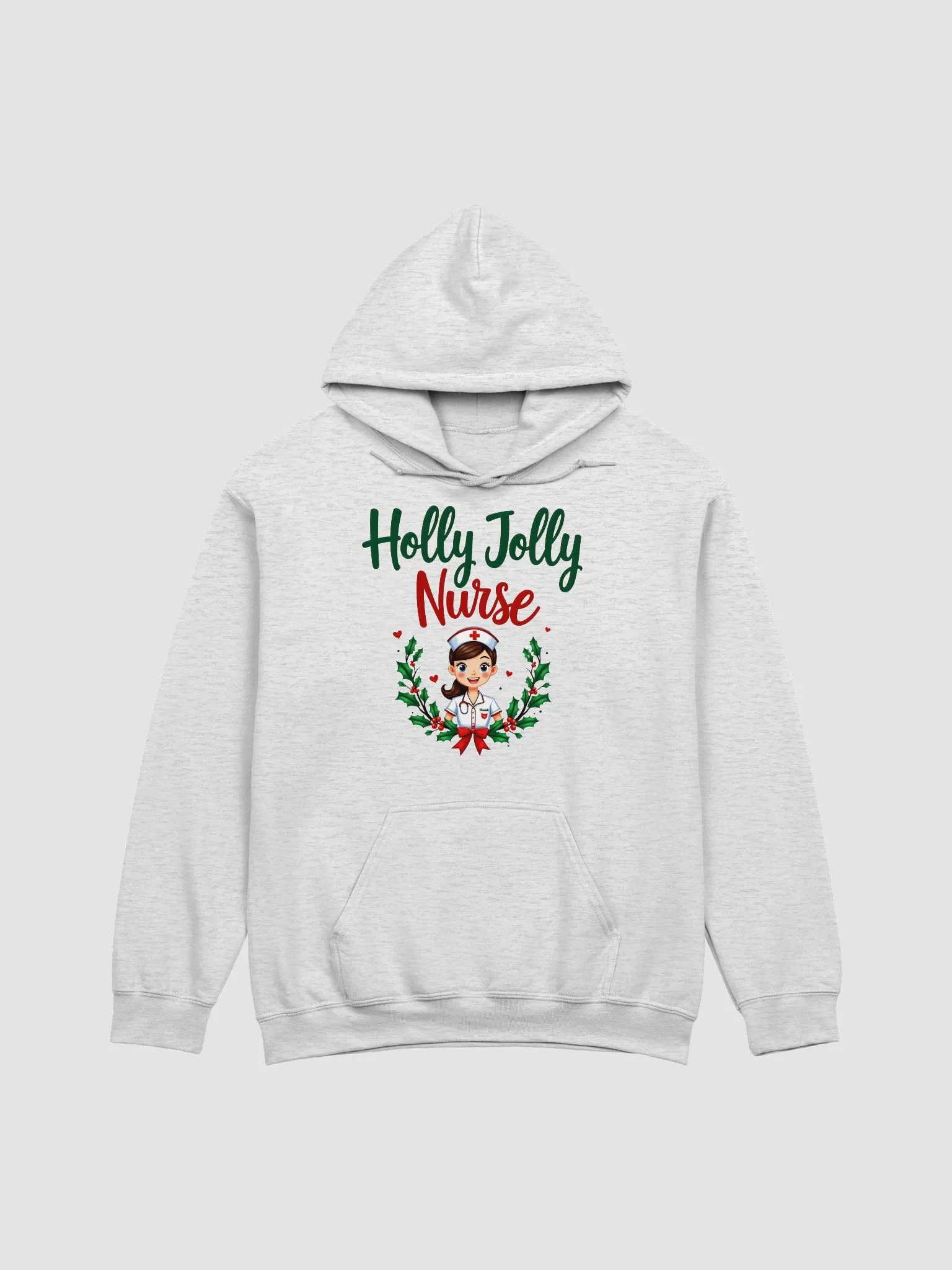 Cheerful Holly Jolly Nurse Hoodie product image (4)