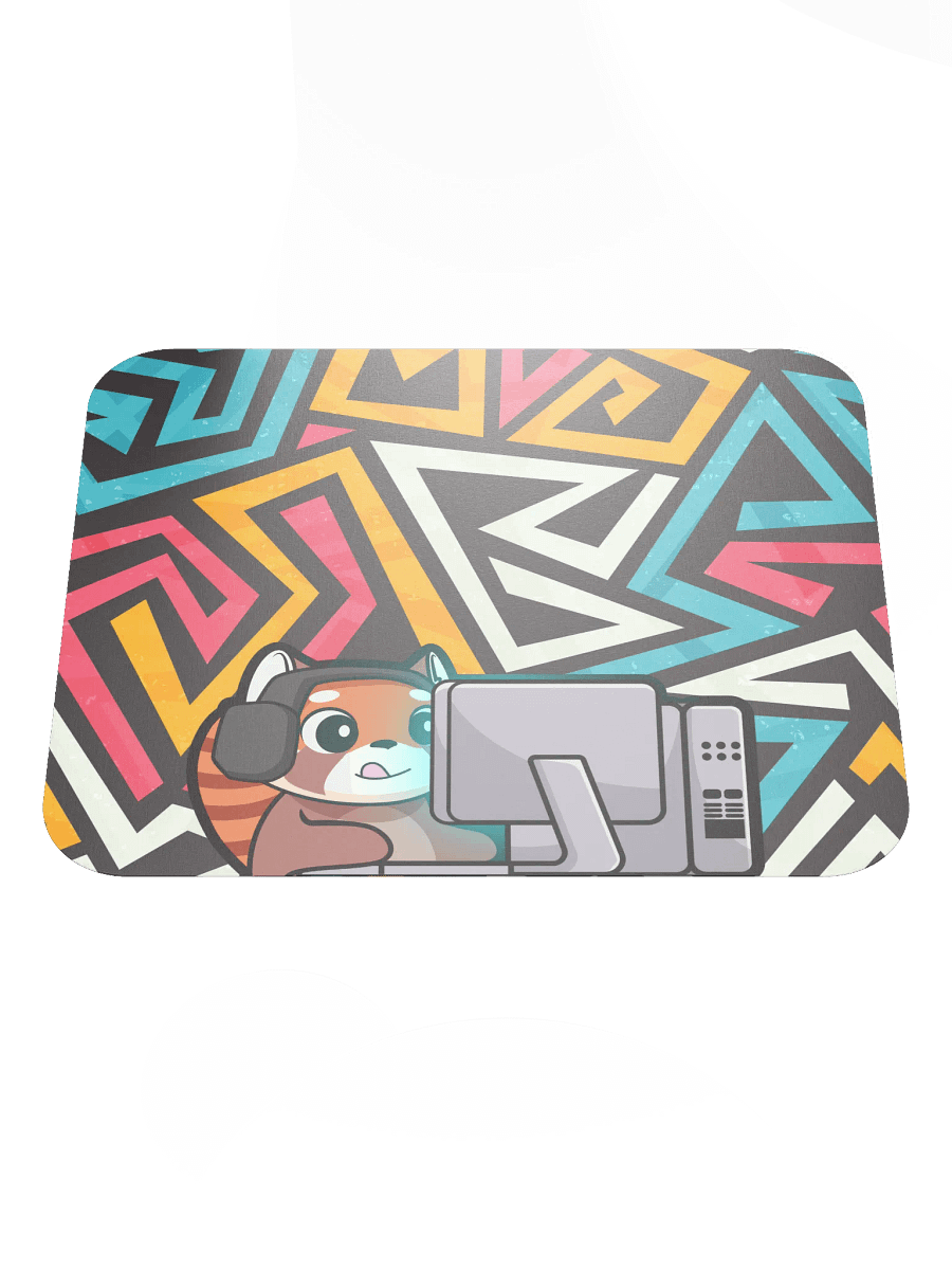 Gaming Bear Mouse Pad (Abstract) - 8.7" x 7.1" product image (3)