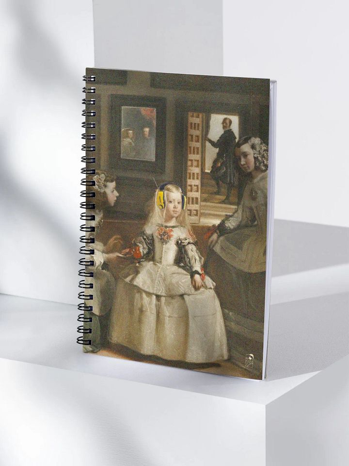 Radio Meninas by Frank Fonik, EDM Techno Spiral Notebook product image (1)
