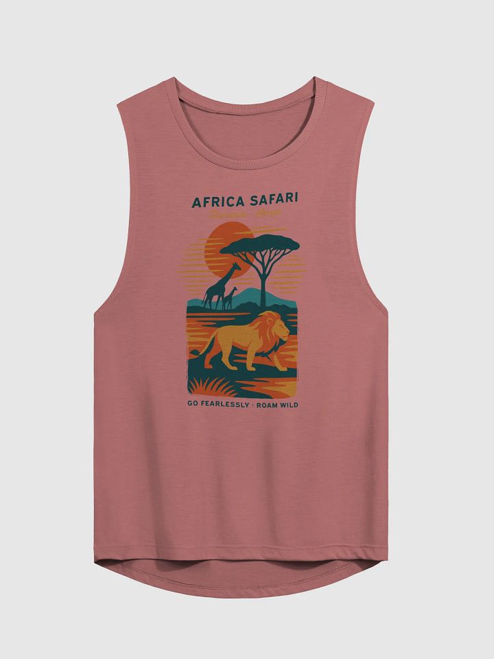 Safari Sunset – Women’s Flowy Muscle Tank product image (2)