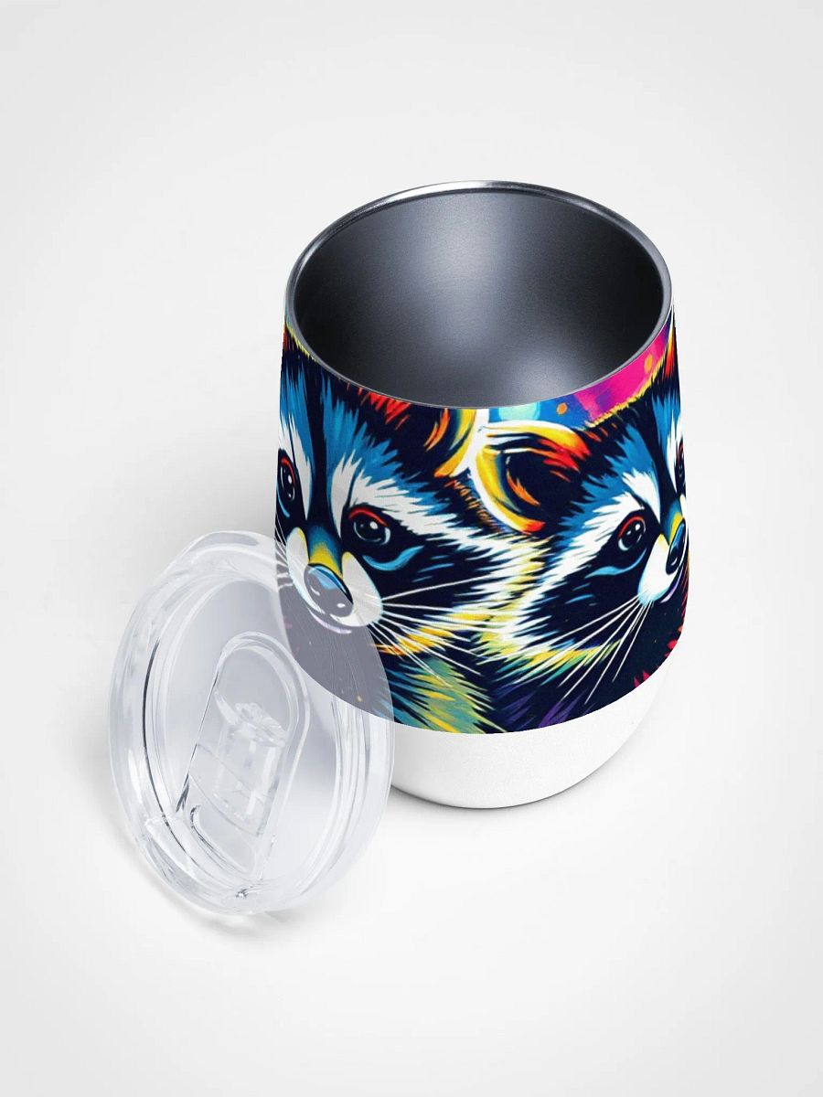 Psychedelic Raccoons Wine Tumbler product image (3)