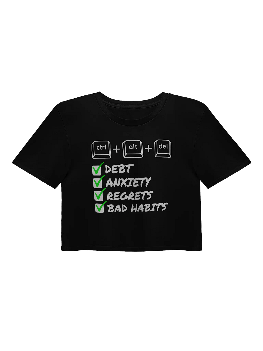CTRL + ALT + DEL Women's Crop Top product image (1)