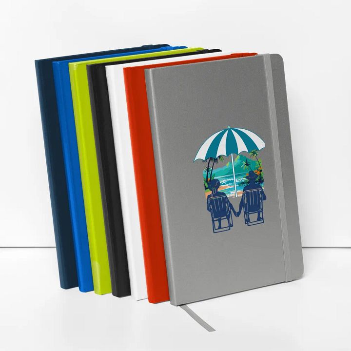 Seaside Serenity Hardcover Notebook for retired granpas granmas product image (2)