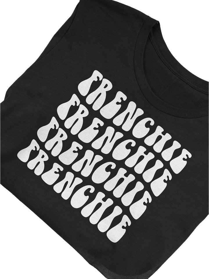 Frenchie Retro Wavy 70's Style Inspired T-Shirt product image (1)