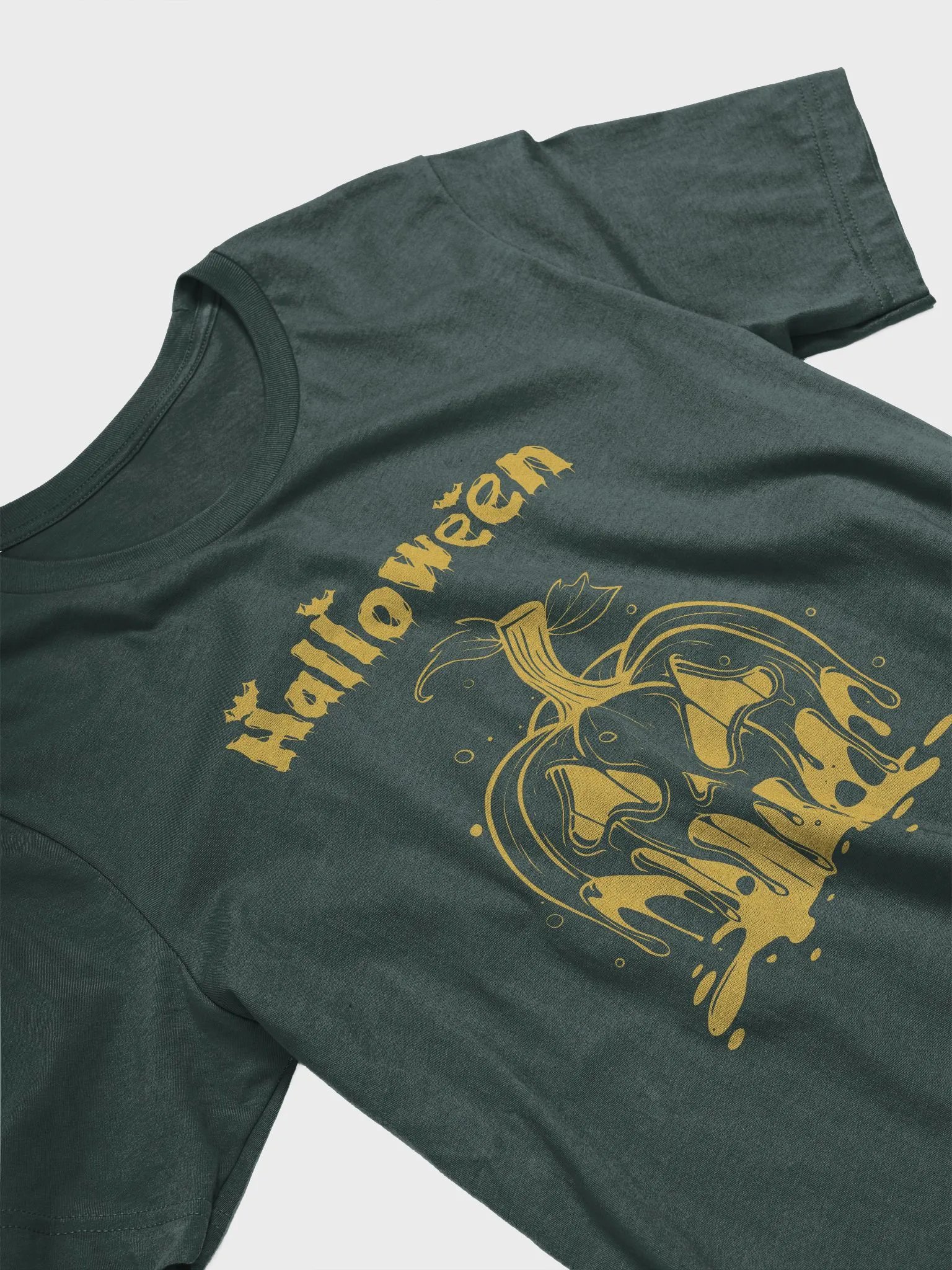 Decaying Pumpkin Halloween Tee product image (3)