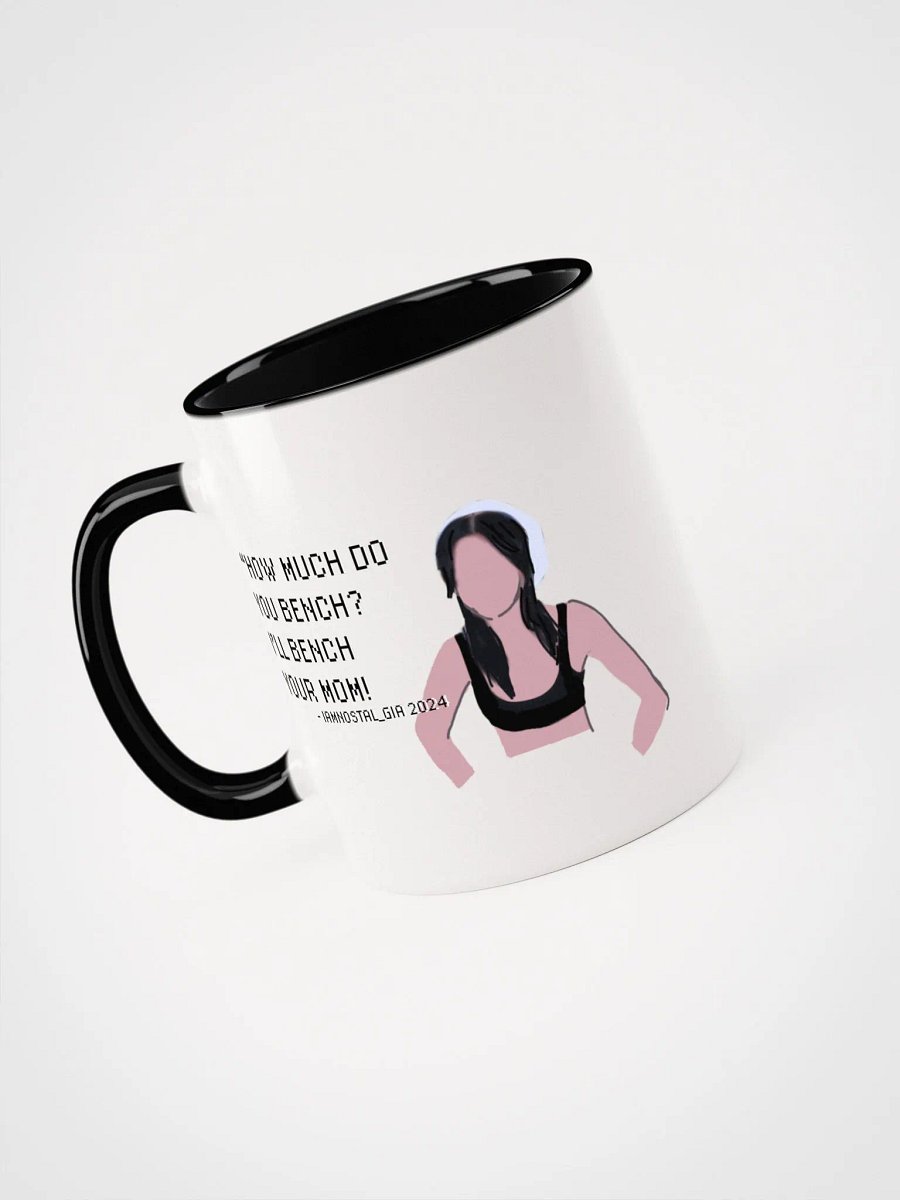 I'LL BENCH YOUR MOM Enamel Mug product image (18)