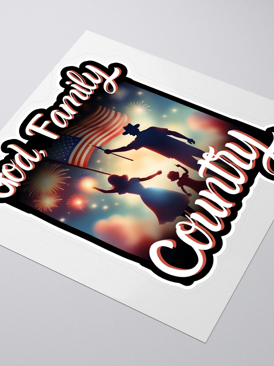 God Family Country Sticker product image (3)