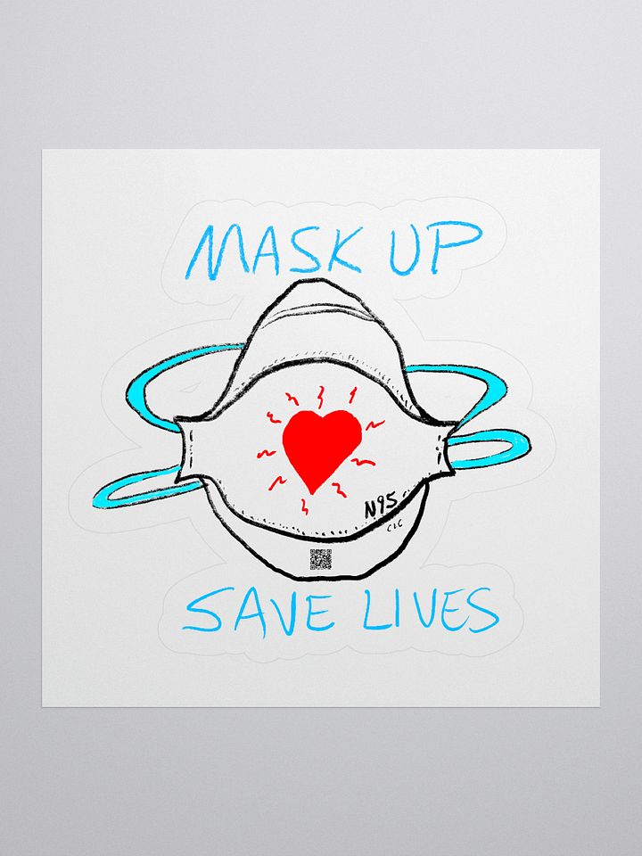Mask Up Save Lives stickers product image (1)