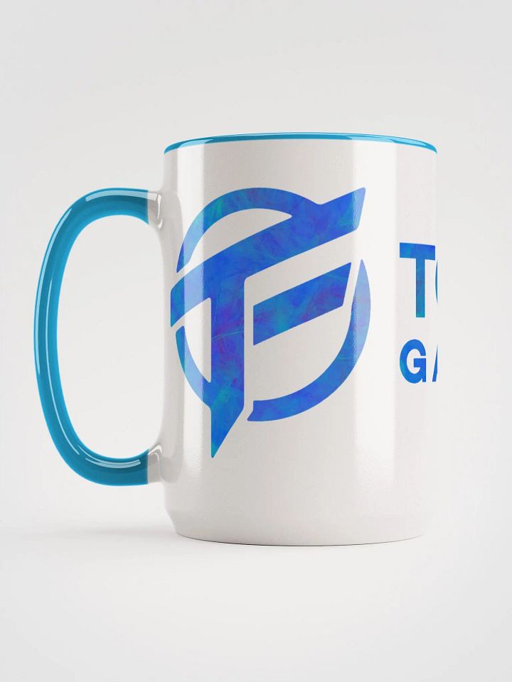 TopFrag™ Blue Wave Ceramic Mug with Color Inside product image (1)