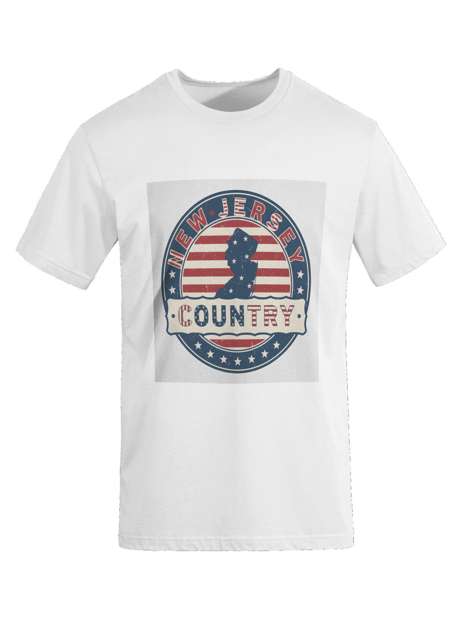 New Jersey Country Logo White T-Shirt product image (8)