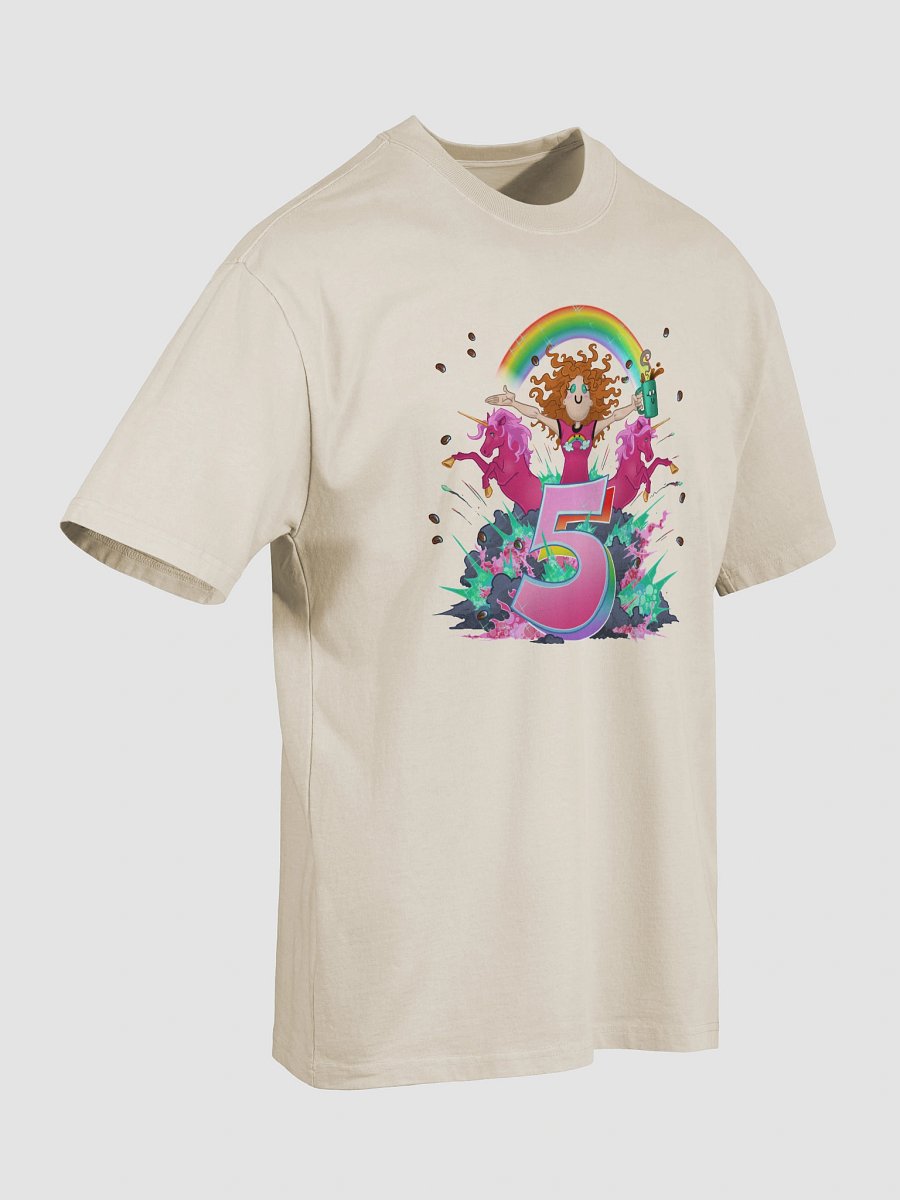 LadyAm5Years Oversized Faded Tee product image (37)