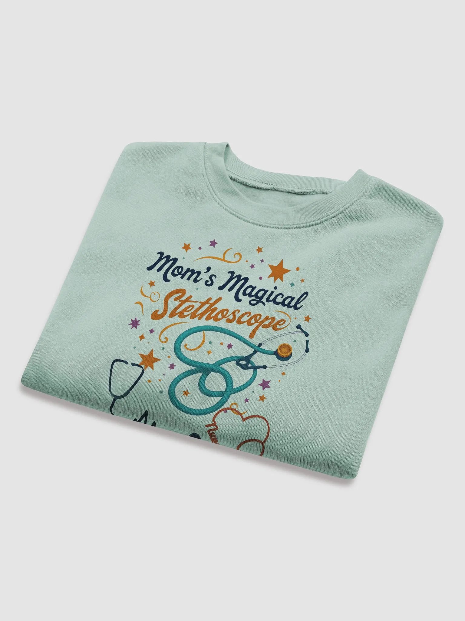 Magical Mom's Stethoscope Crop Sweatshirt product image (15)