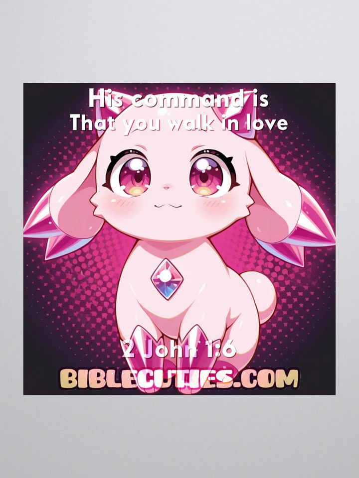 Bible Cutie Nessa - His command is that you walk in love product image (2)