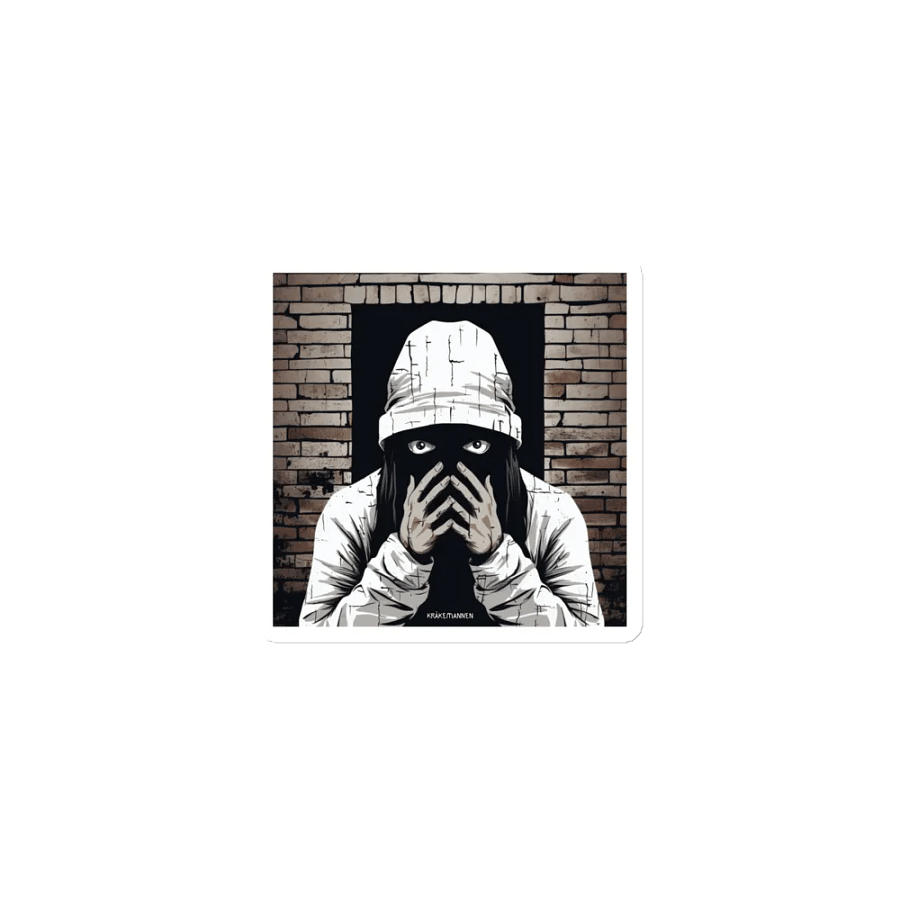 PREMIUM VINYL MAGNET ⚫️ Crow Man's Pensive Reverie product image (1)