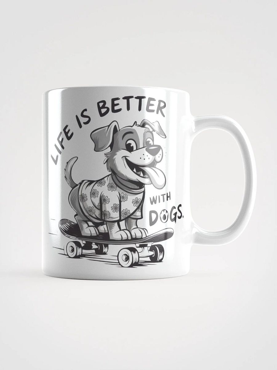 Skateboarding Life is Better With Dogs Mug product image (1)