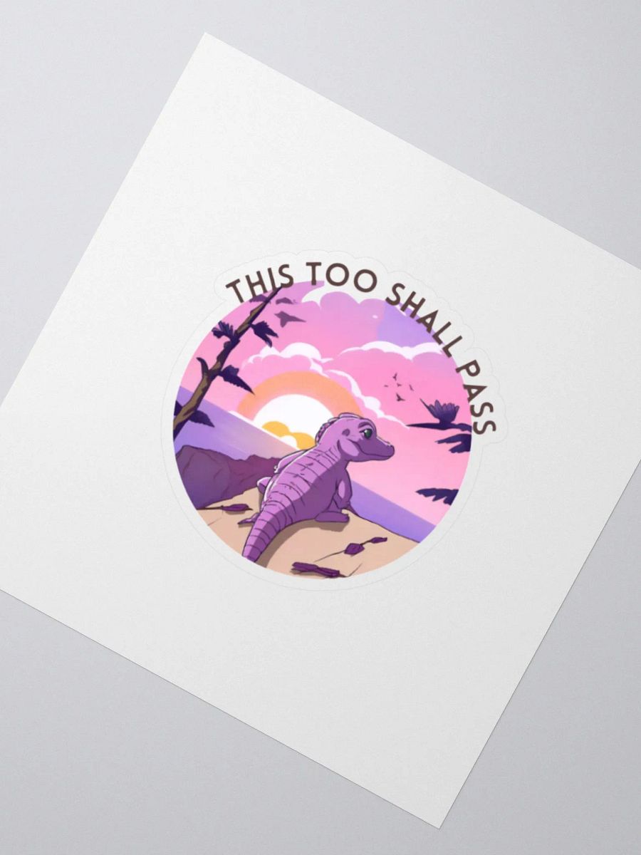Sunset Gator Sticker product image (6)