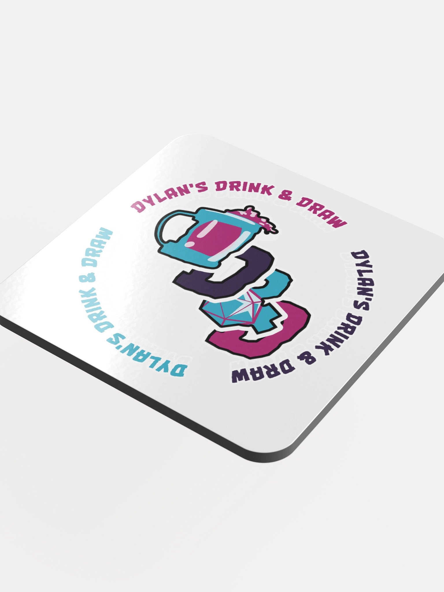 Eco-Friendly Dylan's Drink & Draw Coaster Set product image (4)