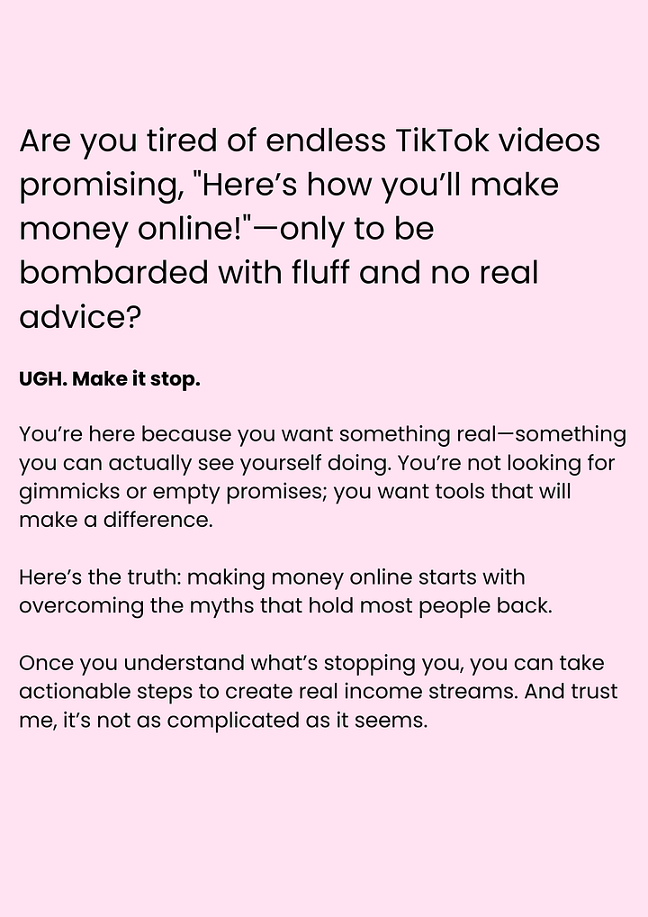 The FREE No-BS guide to make money online! product image (2)