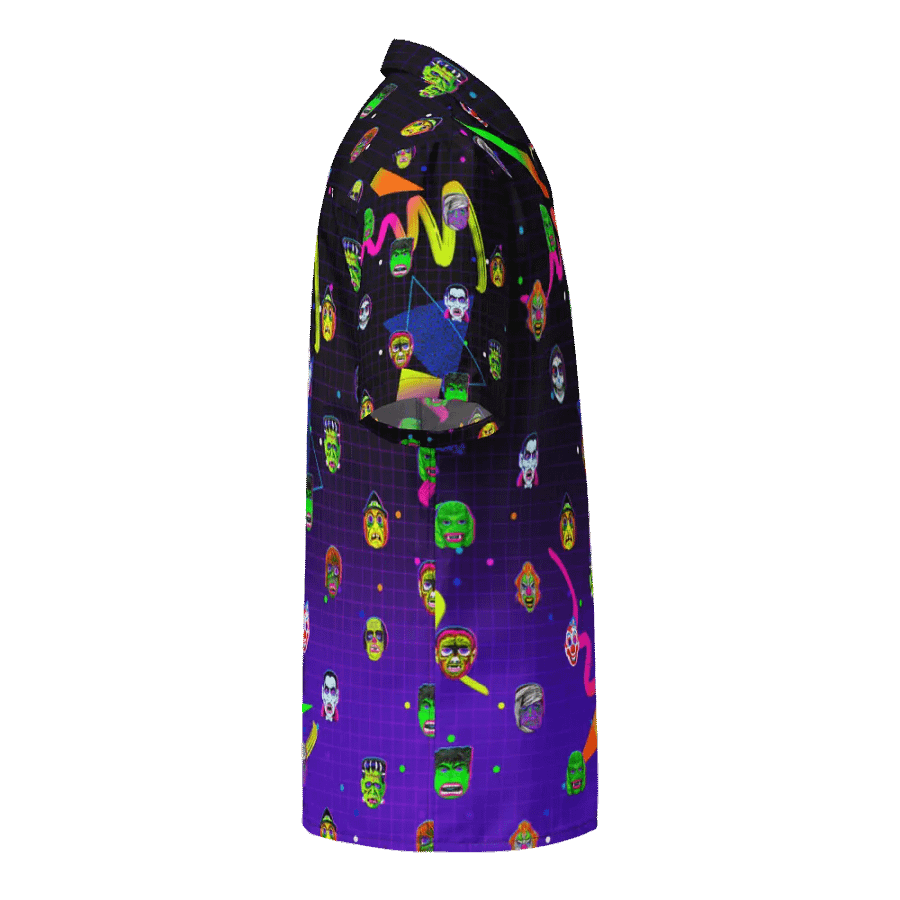 Horror Icons Hawaiian Button up product image (5)