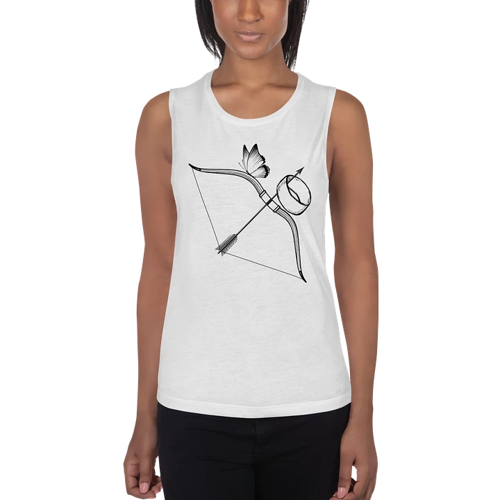 Bow, Arrow, Cuff & Butterfly Flowy Muscle Tank product image (17)