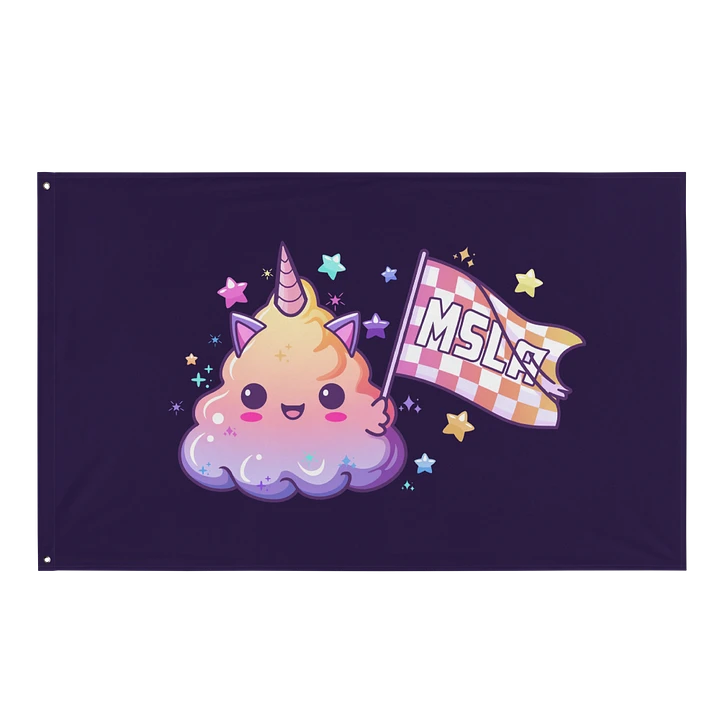 MSLA Sparkle Poop - Flag product image (1)