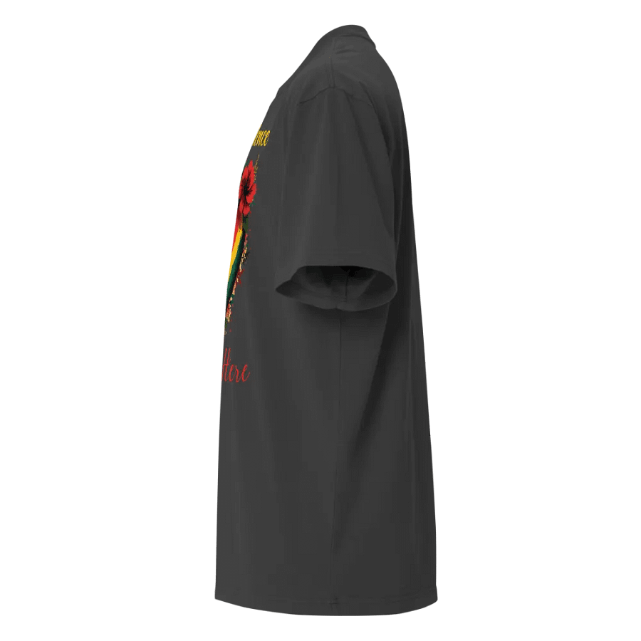 Black Excellence Lives Here Oversized T-Shirt product image (6)