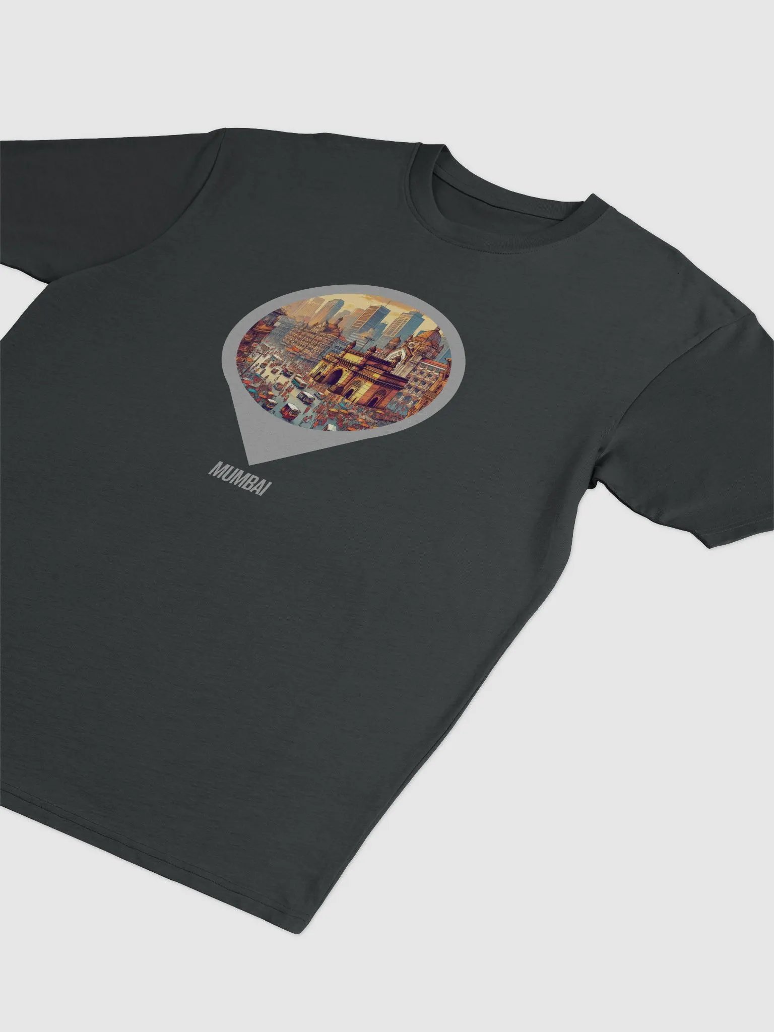 Urban Vibe Premium Tee | AI Design: Mumbai, Indien product image (1)