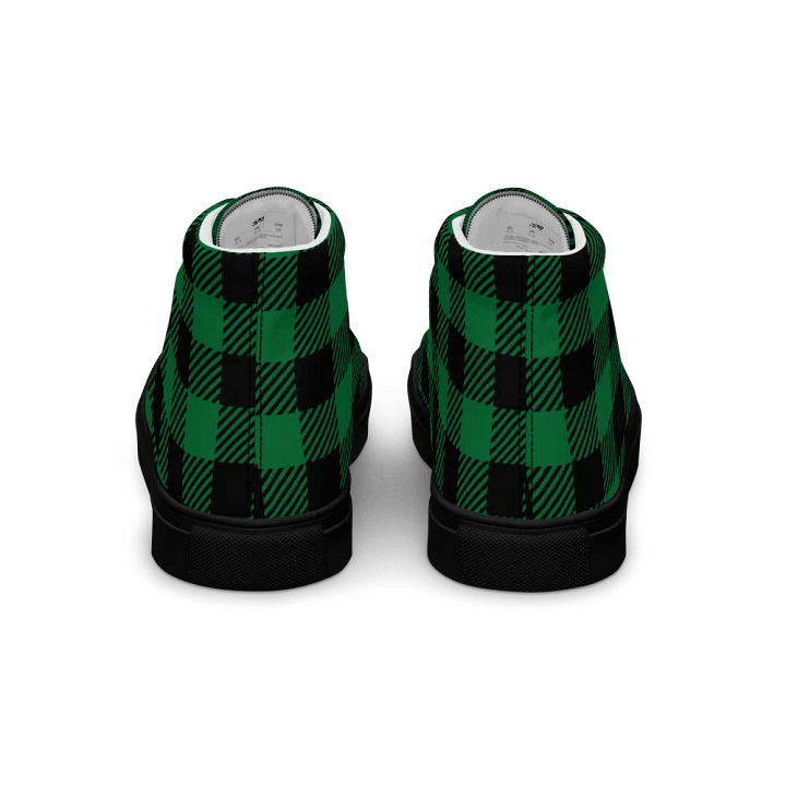 Mens Green Plaid Shoes product image (2)