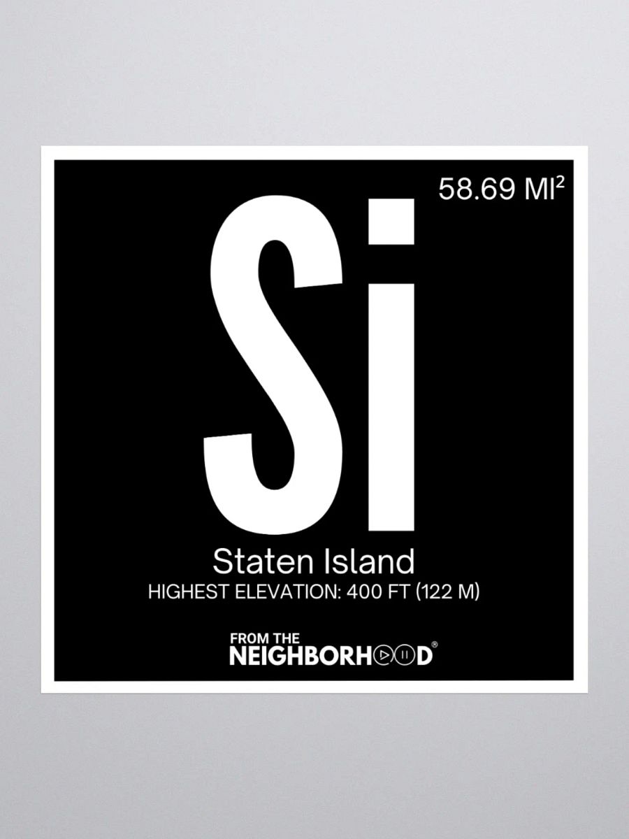 Staten Island Element : Sticker product image (1)