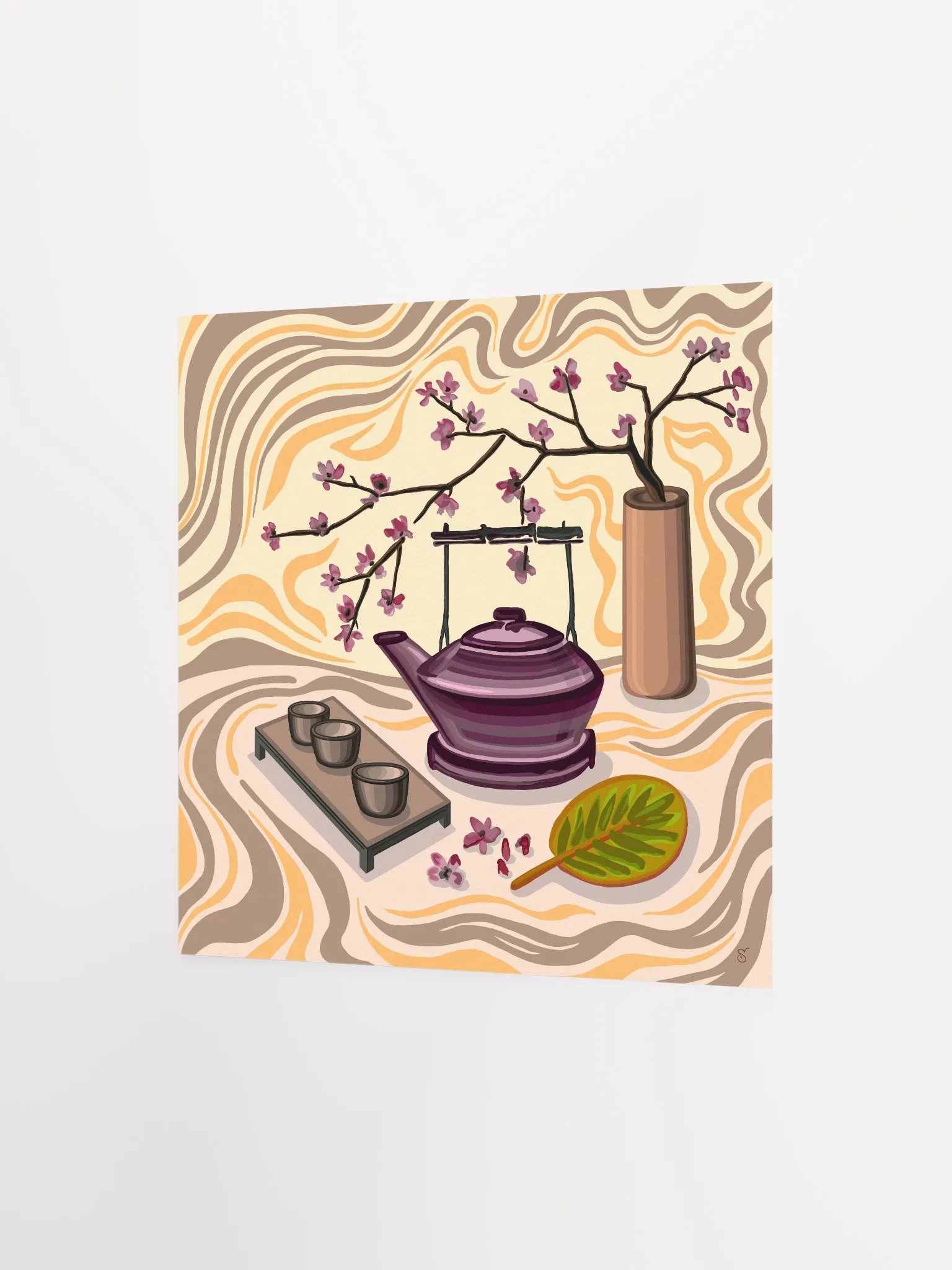 Serenity in Bloom Poster - Coffee Shop No. 5 product image (2)