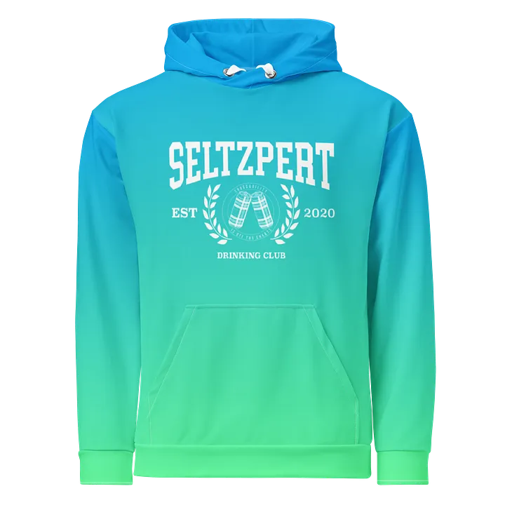 Seltzpert Drinking Club Hoodie Blue Lagoon product image (1)