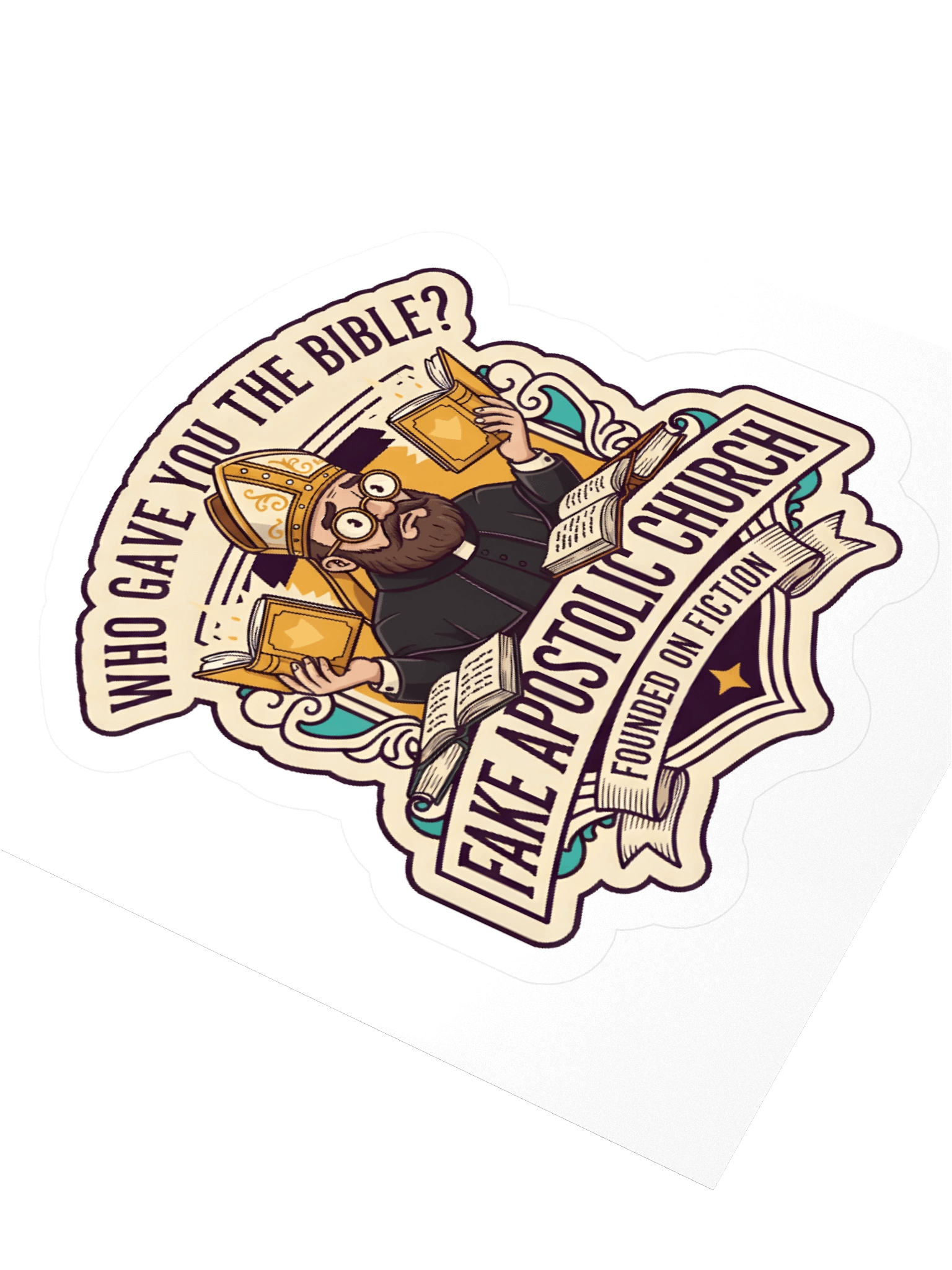 Who Gave You The Bible? (Sticker) product image (8)