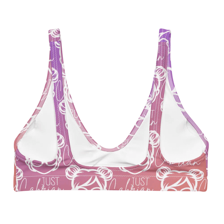 JustCabrian Logo bikini top product image (2)