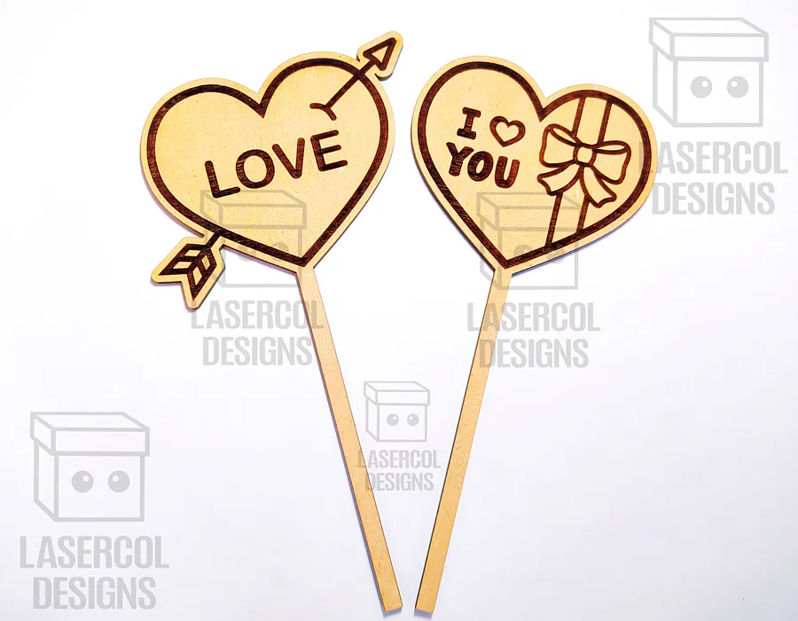 Hearts Set 3 - Laser Cut Files product image (3)